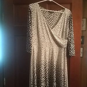 Women's faux wrap dress